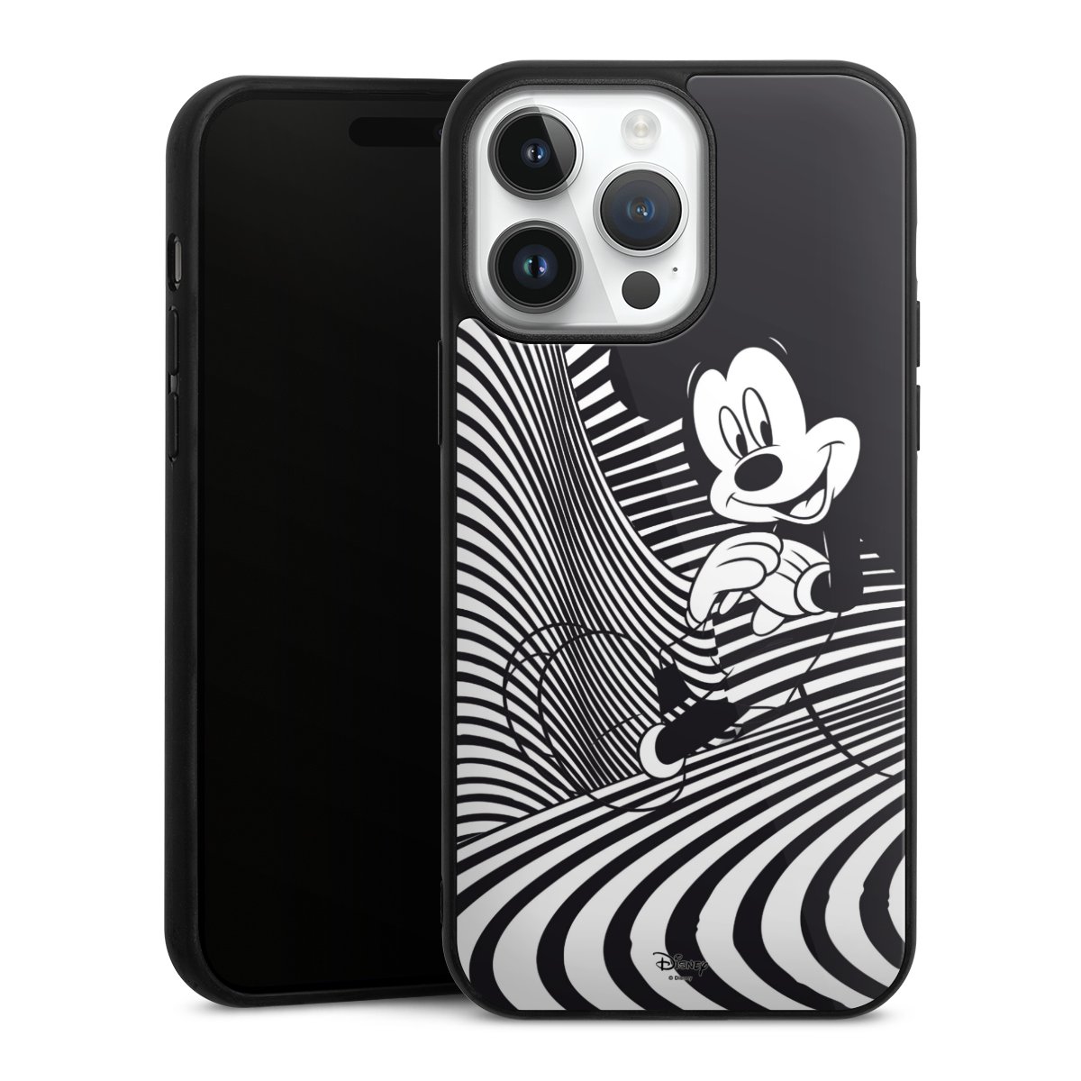 iPhone 14 Pro Max Handy Gallery Case Handyhülle 9H Gehärtetes Glas Rückseite Hülle Disney Official Licensed Product Mickey Mouse Gallery Case