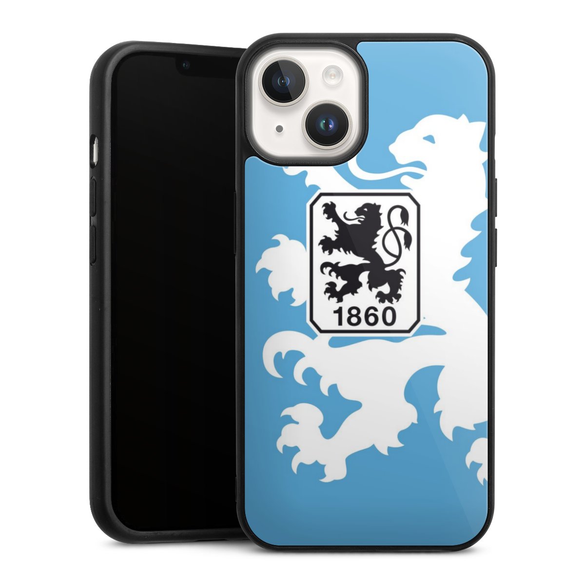 iPhone 14 Handy Gallery Case Handyhülle 9H Gehärtetes Glas Rückseite Hülle Coat Of Arms Official Licensed Product Gallery Case