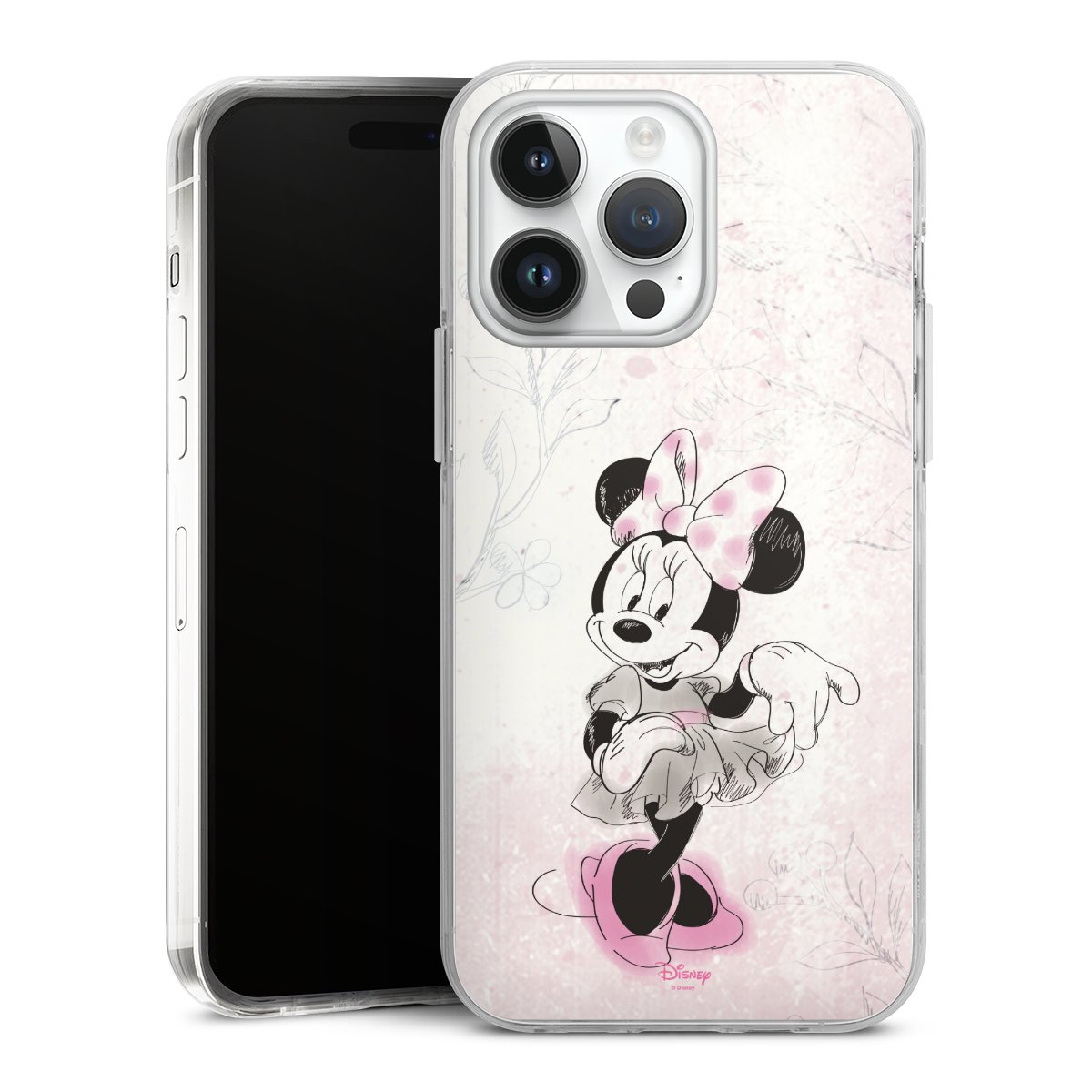 iPhone 14 Pro Max Handy Case Handyhülle transparent Hülle Disney Minnie Mouse Vintage Hard Case