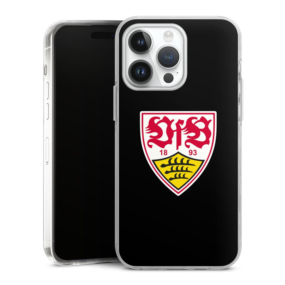 iPhone 14 Pro Max Handy Case Handyhülle transparent Hülle Vfb Stuttgart Official Licensed Product Coat Of Arms Hard Case