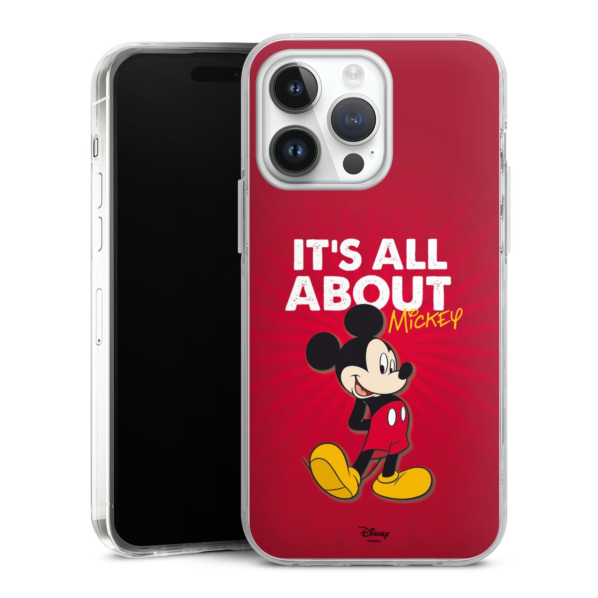 iPhone 14 Pro Max Handy Case Handyhülle transparent Hülle Mouse Disney Official Licensed Product Hard Case