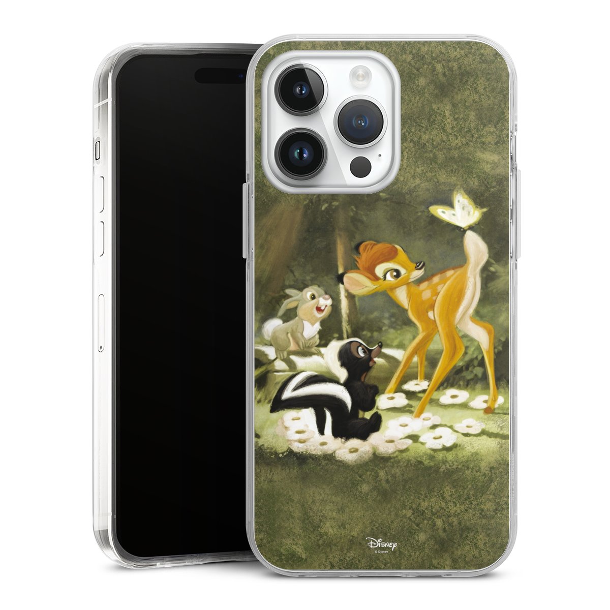 iPhone 14 Pro Max Handy Case Handyhülle transparent Hülle Disney Official Licensed Product Bambi Hard Case