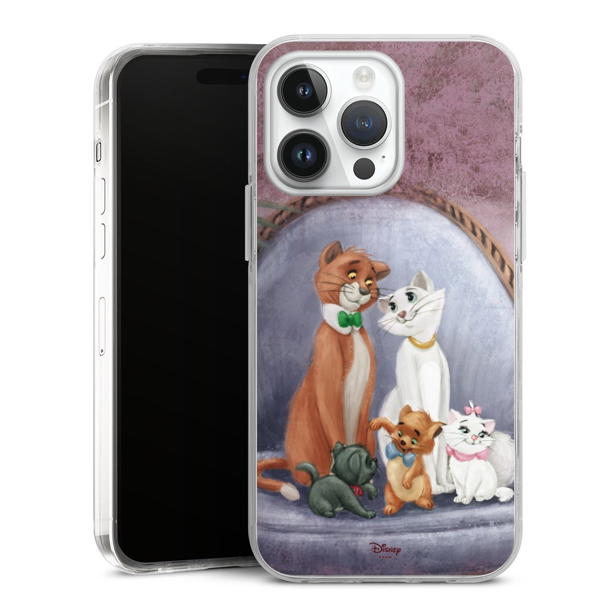 iPhone 14 Pro Max Handy Case Handyhülle transparent Hülle Official Licensed Product Disney Aristocats Hard Case