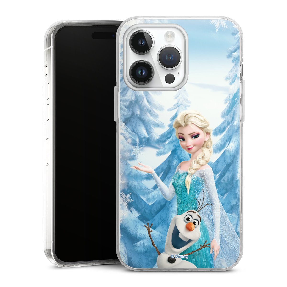 iPhone 14 Pro Max Handy Case Handyhülle transparent Hülle Official Licensed Product Frozen Elsa Disney Hard Case