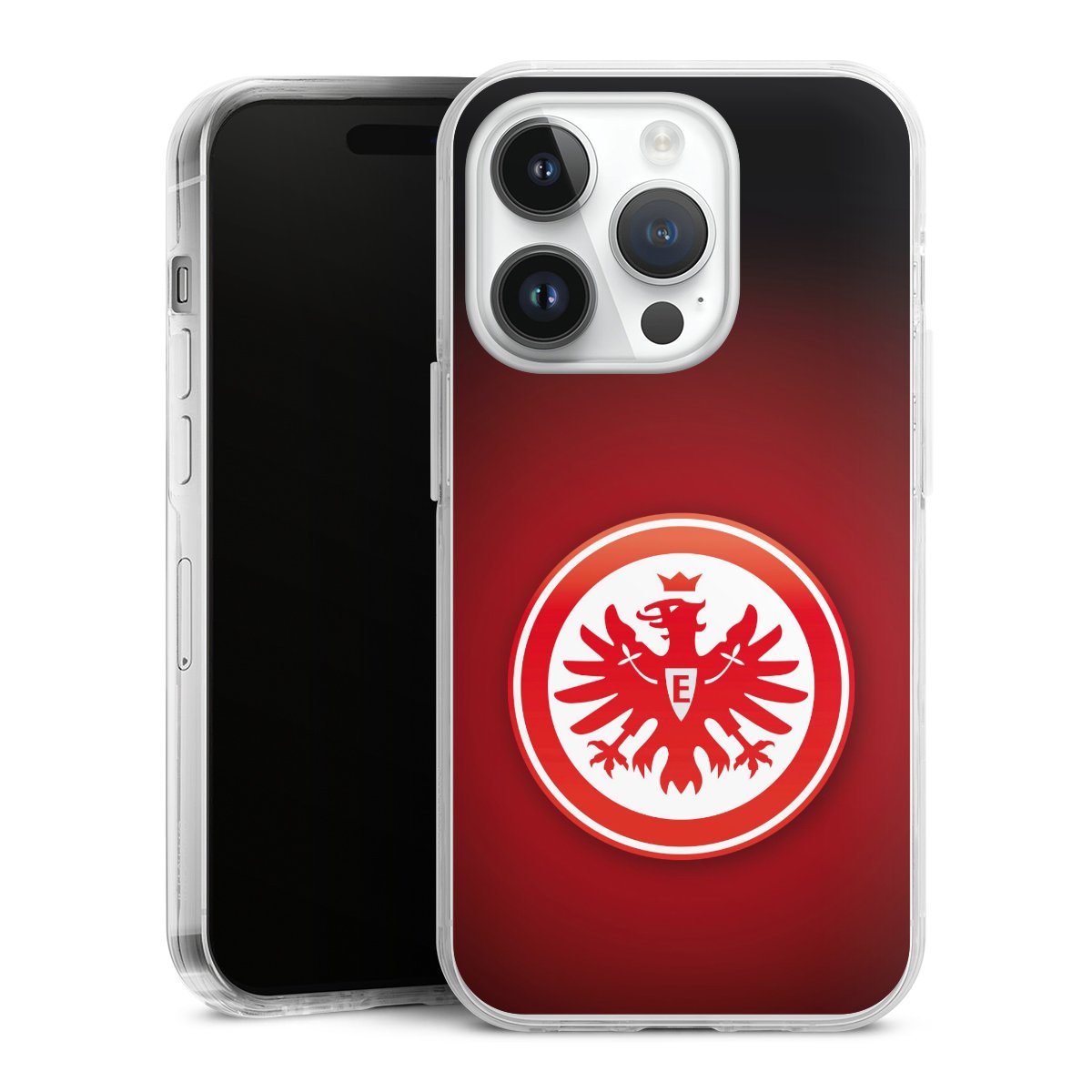 iPhone 14 Pro Handy Case Handyhülle transparent Hülle Eintracht Frankfurt Official Licensed Product Coat Of Arms Hard Case