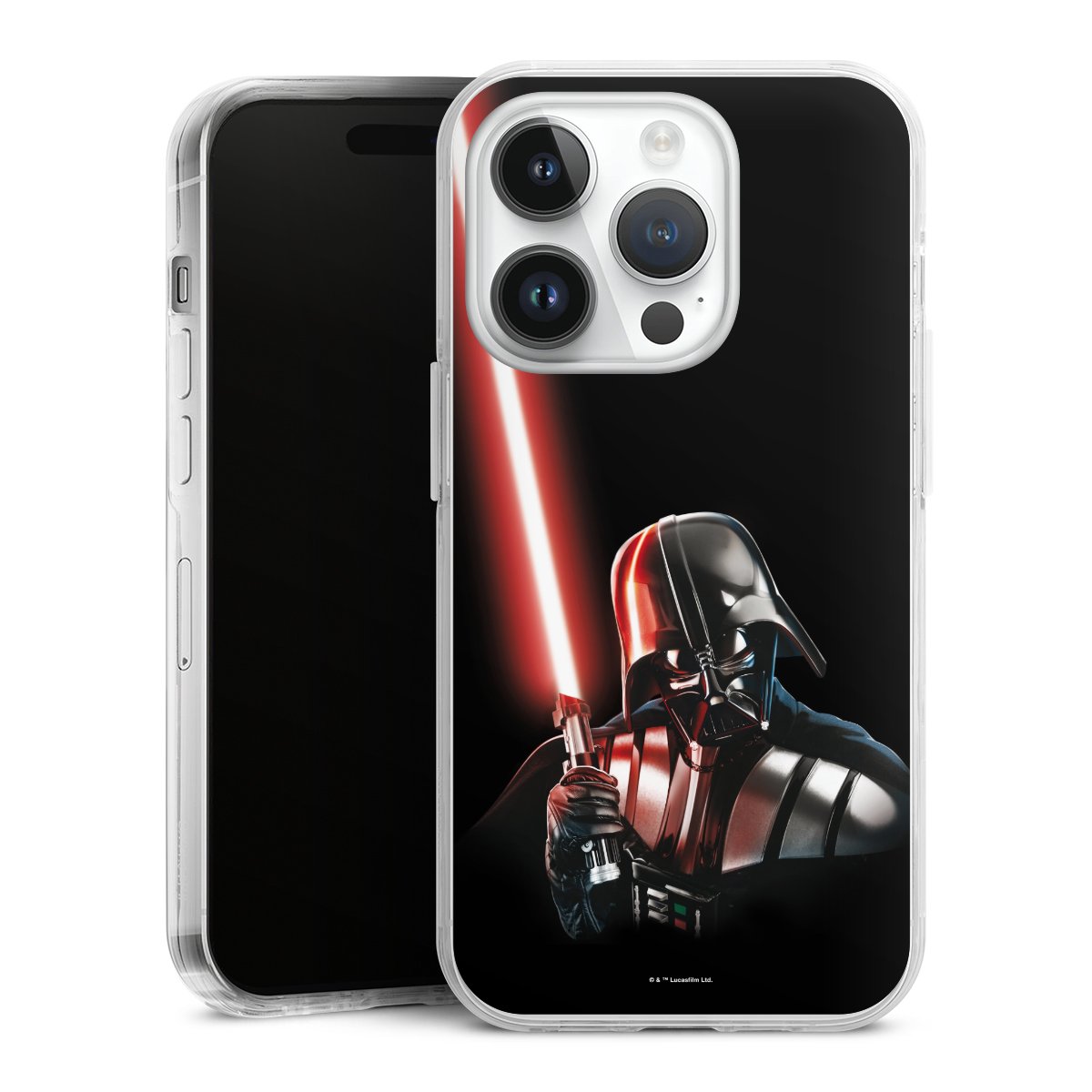 iPhone 14 Pro Handy Case Handyhülle transparent Hülle Star Wars Merchandise Darth Vader Hard Case