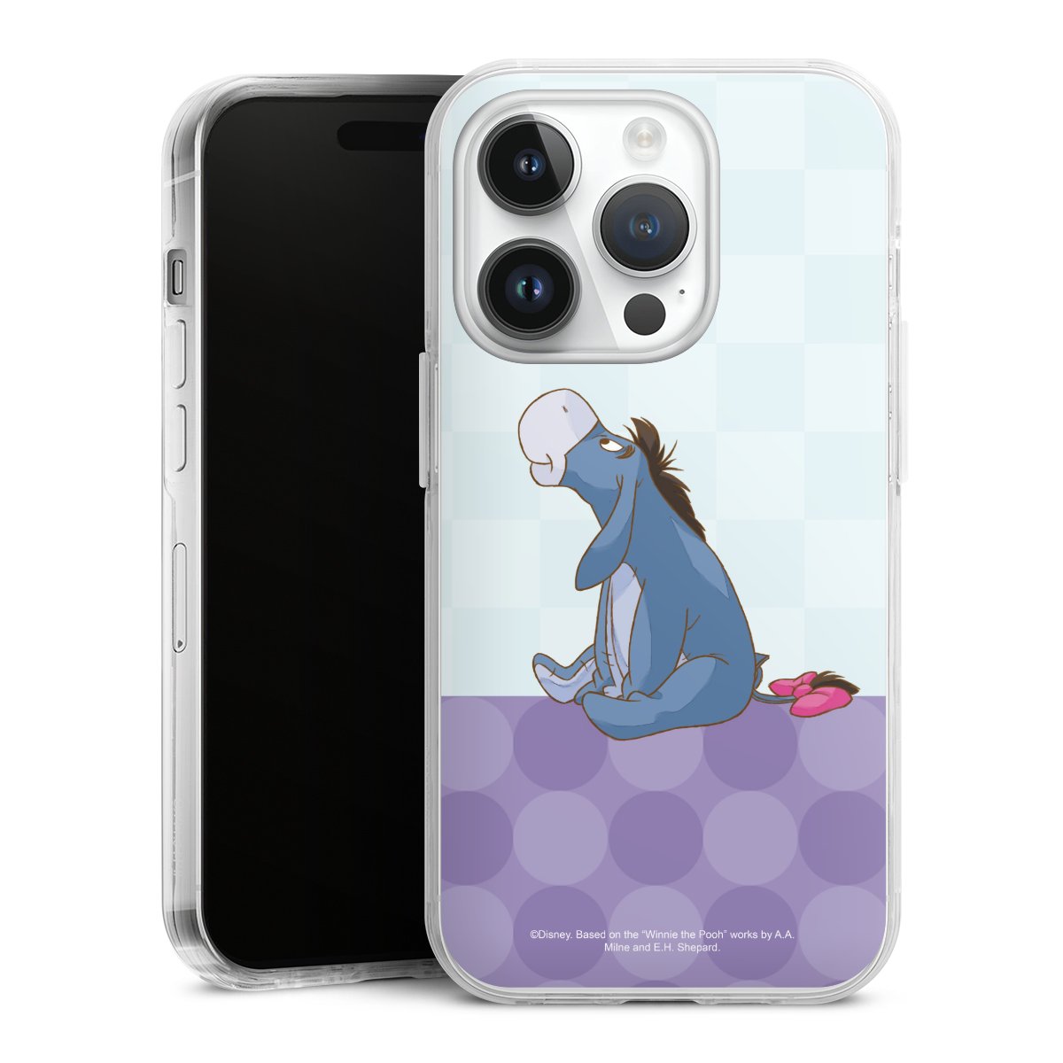 iPhone 14 Pro Handy Case Handyhülle transparent Hülle Disney Donkey Winnie The Pooh Hard Case