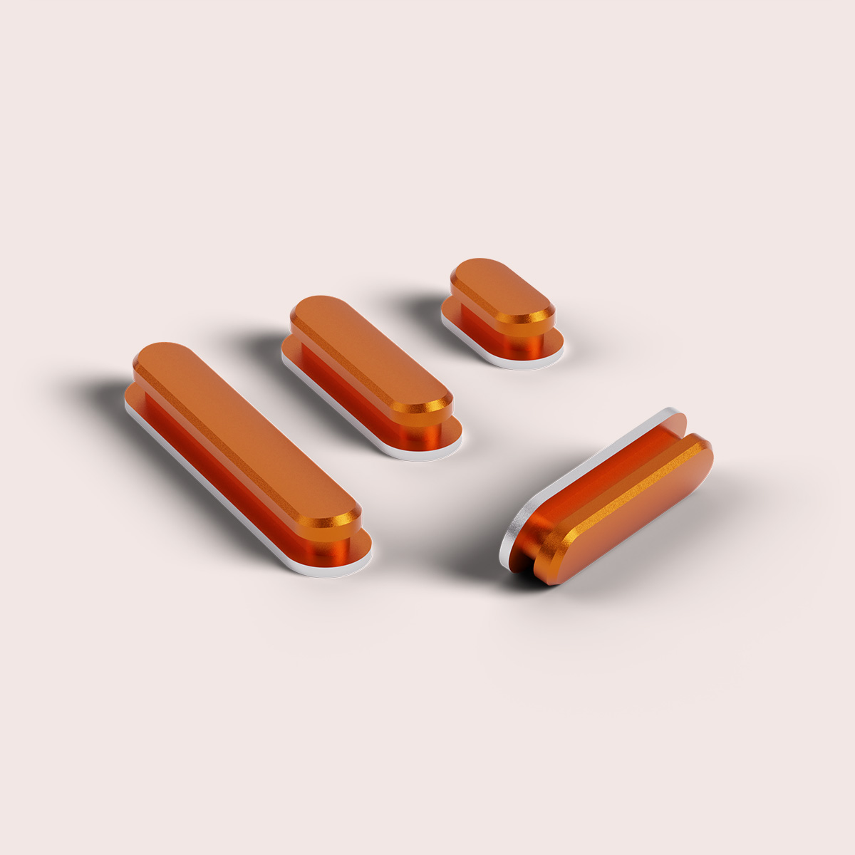 Buttons orange  Apple iPhone 16